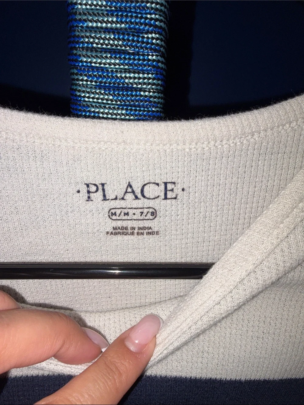 Children’s Place- Colorblock Thermal Shirt Size 7/8